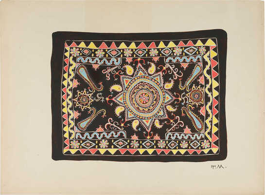 Маврина (Лебедева) Татьяна Алексеевна.  Восточный ковер № 4